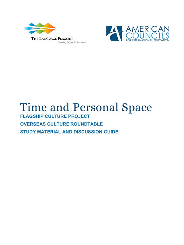 Time and Personal Space  
